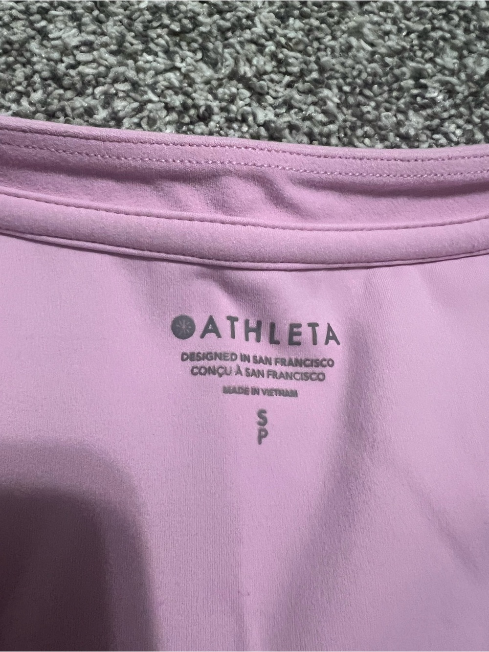 Athleta Soft Lilac Racerback Tank - Picture 3 of 4